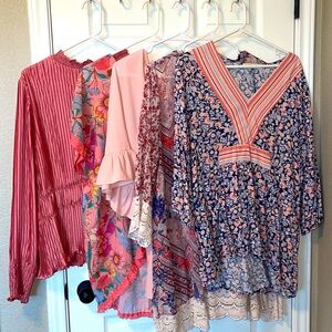 5 Pretty in Pink Top Bundle!